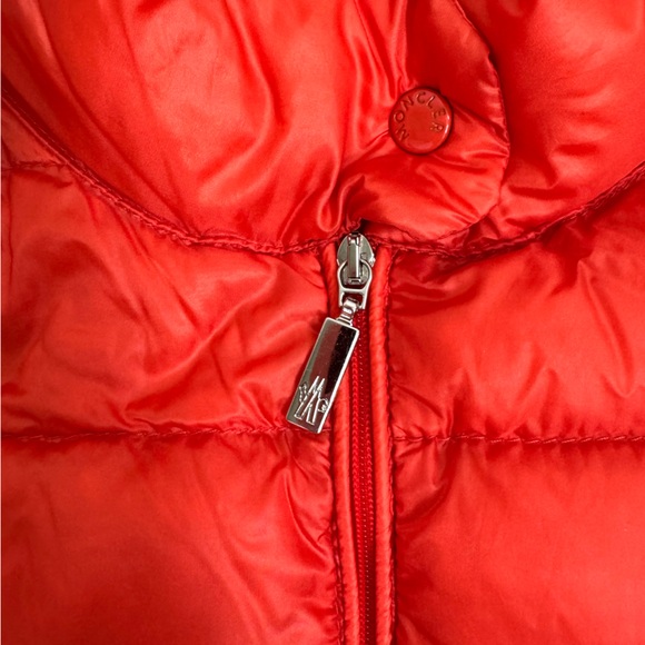 Moncler Lans Short Down Jacket orange size 3 - Picture 12 of 14